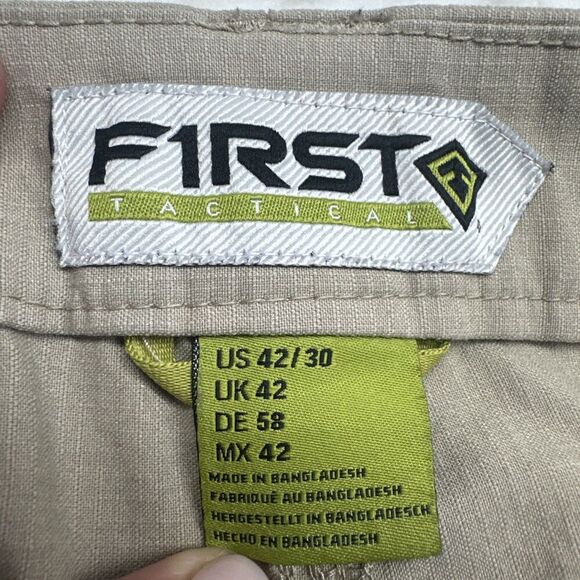 Lot of 2 First Tactical RipStop Cargo Pants Combat Outdoor Mens 42X30 Tan Khaki - Picture 4 of 13